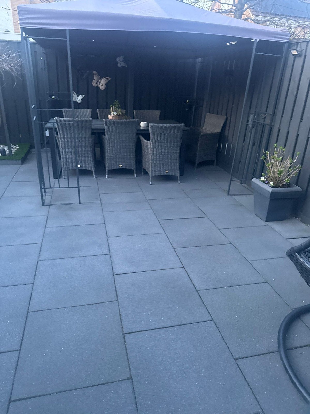 Paviljoen 3x3 zonder dak, Gebruikt, Minder dan 4 meter, Paviljoen, 2 meter of meer