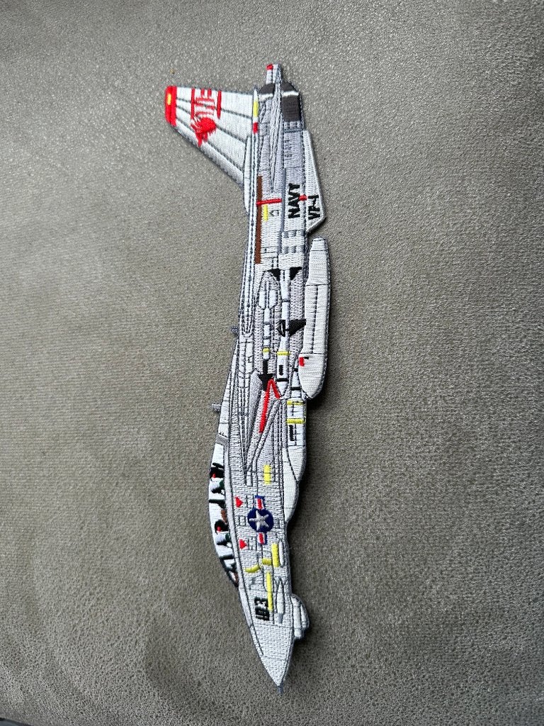 US F-14 Tomcat patch 26 cm, Ophalen of Verzenden, Gebruikt, Patch, Badge of Embleem