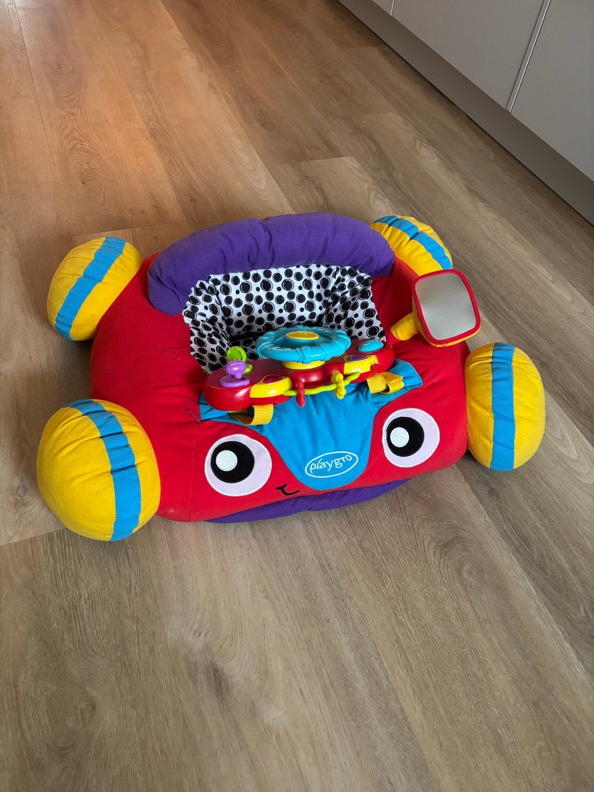 Playgro auto zitkussen, Ophalen, Gebruikt, Speelkleed, Met geluid