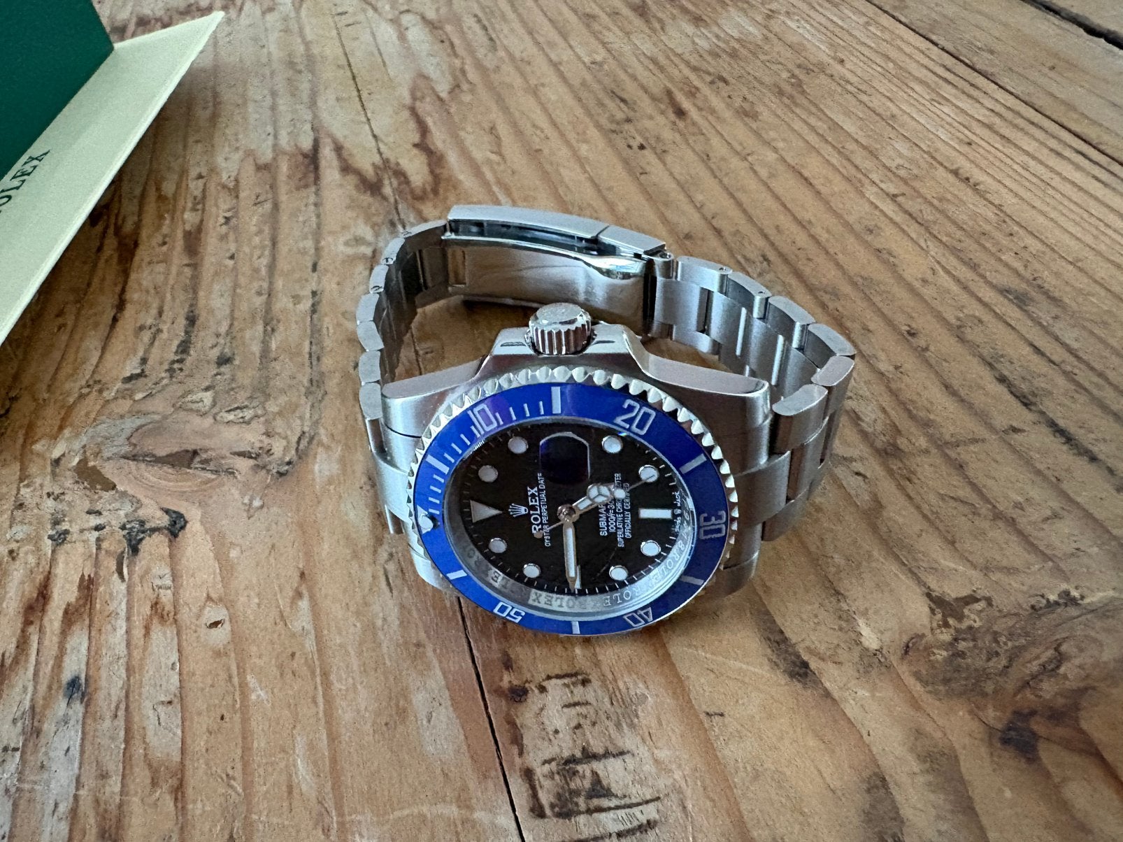 Rolex Submariner cookie monster, Ophalen of Verzenden, Zo goed als nieuw, Staal, Rolex