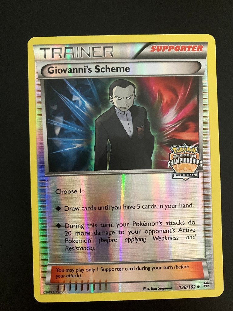 Pokemon Giovanni's Scheme 138/162 reverse Breakthrough, Ophalen of Verzenden, Zo goed als nieuw, Losse kaart