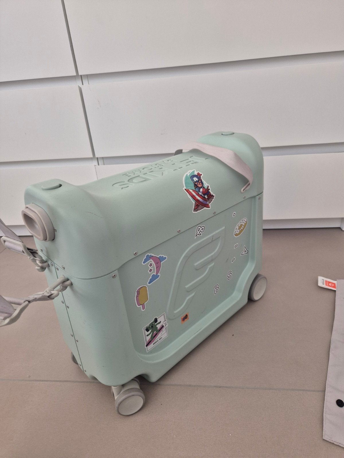 Stokke Jetkids Reiskoffer BedBox Mint Groen, Ophalen of Verzenden