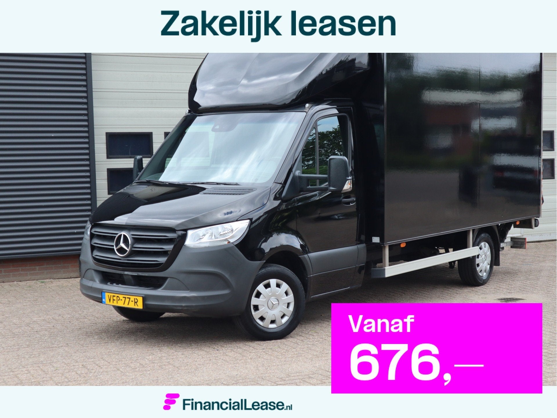 Mercedes-Benz Sprinter 314 CDI Automaat Euro 6 - Bakwagen La, Gebruikt, Zwart, Bedrijf, Diesel