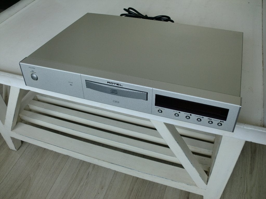Rotel RCD-02 Compact Disc Player onderhoud gehad 100% goed., Ophalen of Verzenden, Refurbished, Overige merken