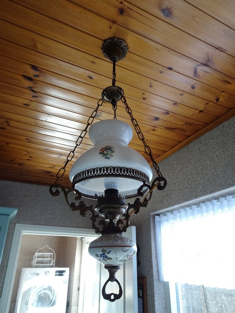 Hanglamp nostalgisch, Ophalen, Gebruikt, E27 (groot), Nostalgisch