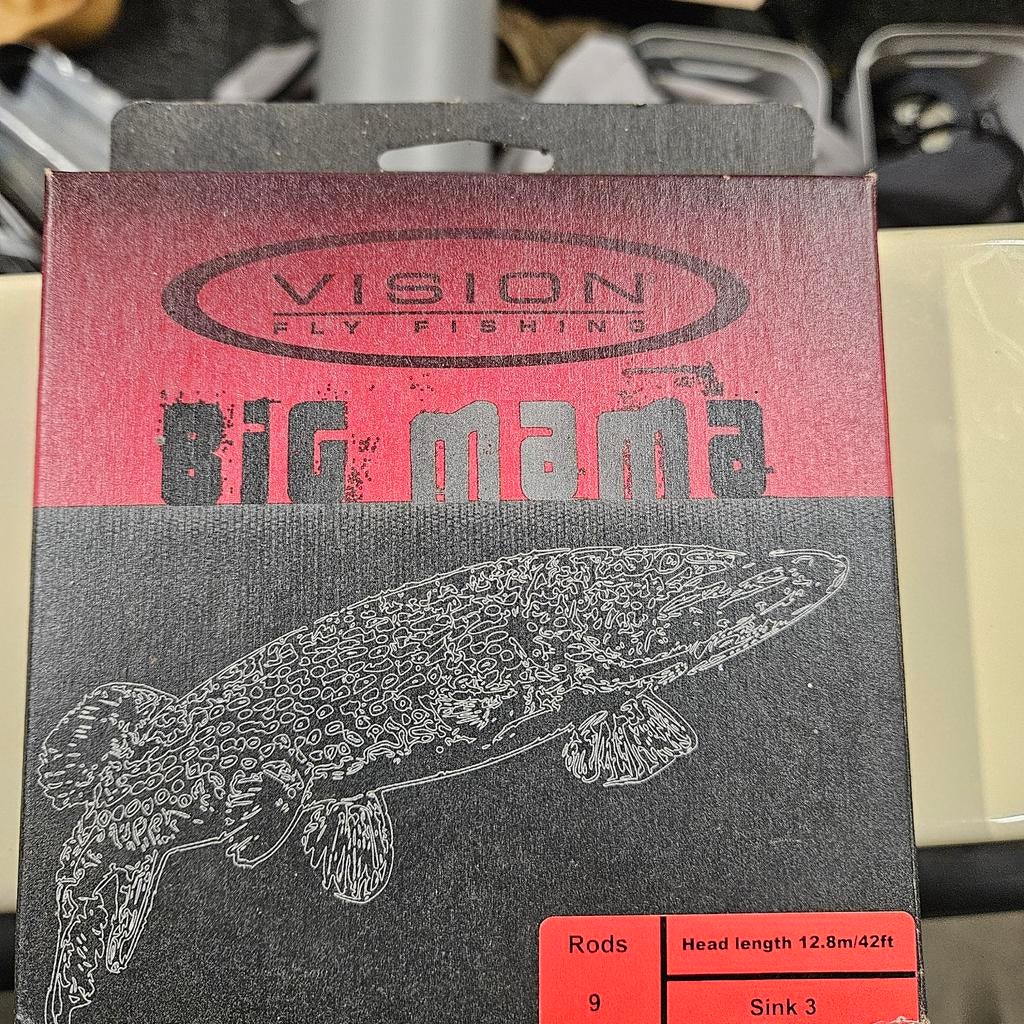 Vision Big Mama vliegenlijn, sink 3, voor hengels klasse 9, Watersport en Boten, Hengelsport | Vliegvissen, Overige typen, Ophalen of Verzenden