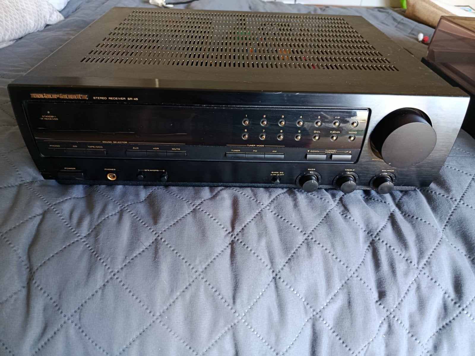 Marantz Stereo Receiver SR-45 - Vintage Audio, Marantz, Gebruikt, Ophalen of Verzenden, 60 tot 120 watt