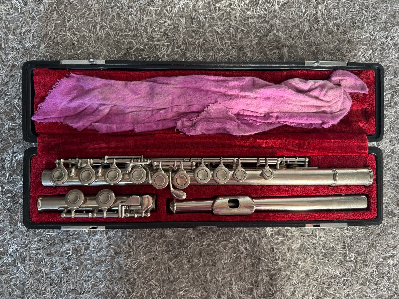 Yamaha YFL-211 Dwarsfluit - Japan - Originele Koffer, Ophalen of Verzenden, Gebruikt, Dwarsfluit, Met koffer of tas