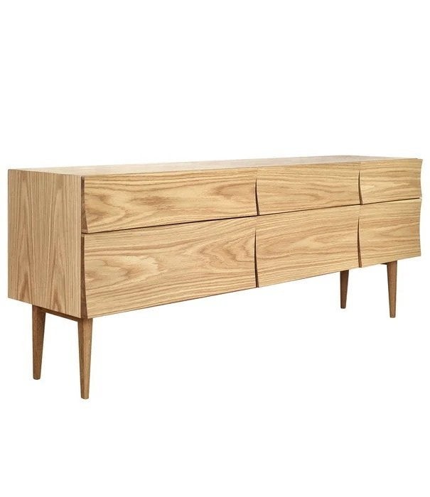 dressoir Deens design - Muuto Reflect Sideboard, Met deur(en), 150 tot 200 cm, Eikenhout, Ophalen of Verzenden