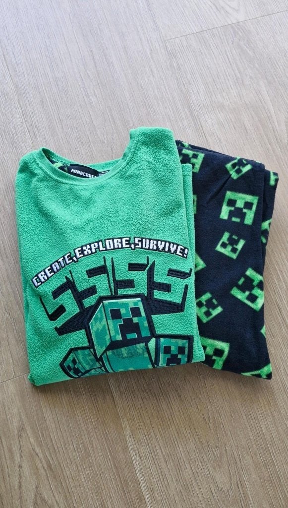Minecraft Huispak / Pyjama – Maat 152, Ophalen of Verzenden, Zo goed als nieuw, Jongen, Nacht- of Onderkleding