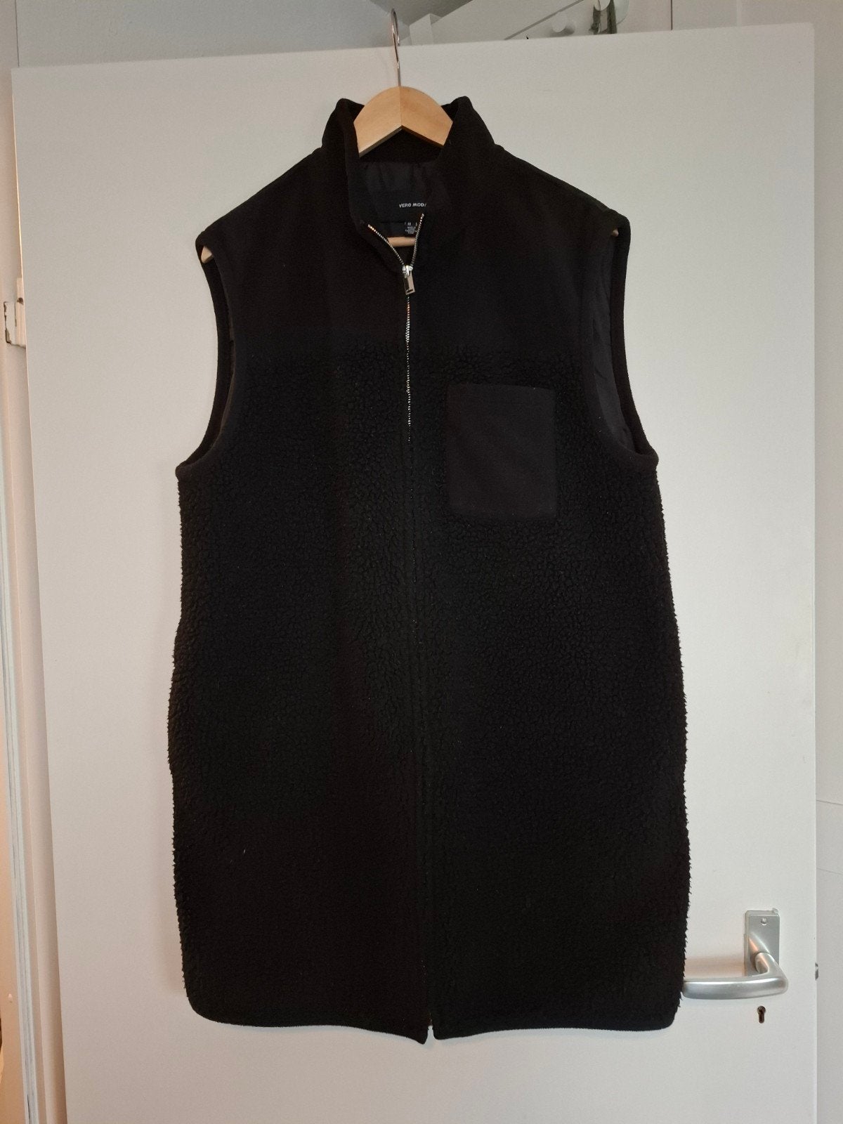 Vero Moda Zwart Teddy Gilet Maat L, Vero Moda, Zwart, Maat 42/44 (L), Ophalen of Verzenden