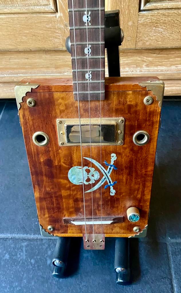 Custom Cigar Box  “The Pirate” ‍️ – Uniek stuk!, Ophalen of Verzenden, Zo goed als nieuw, Overige typen