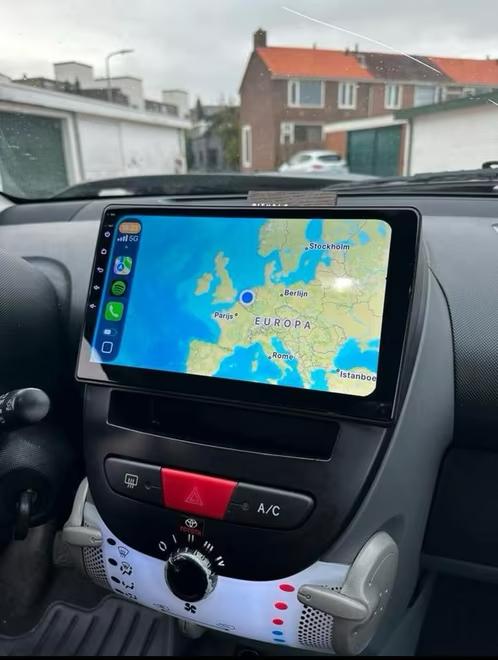 Apple carplay scherm android auto peugeot 107 c1 aygo citybu, Auto diversen, Ophalen of Verzenden, Gebruikt
