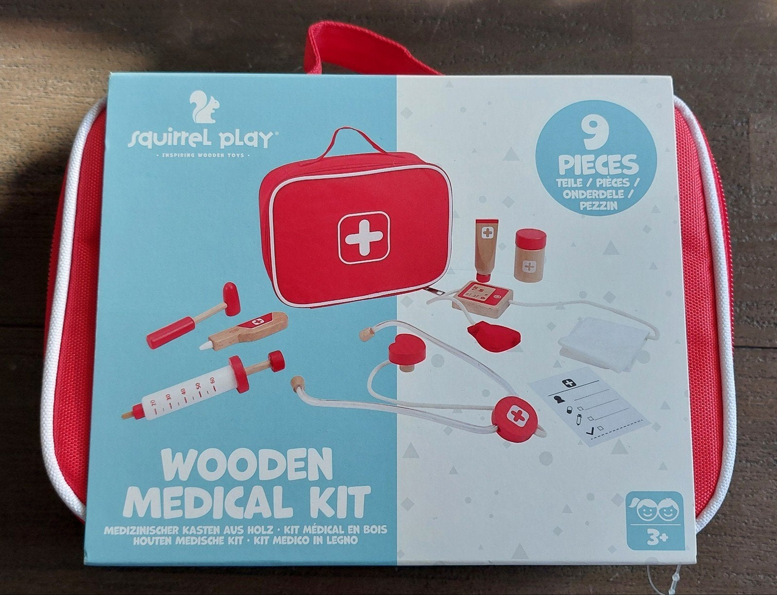 Nieuw Houten Doktersset - Squirrel Play Medische Kit, Ophalen of Verzenden, Nieuw, Jongen of Meisje