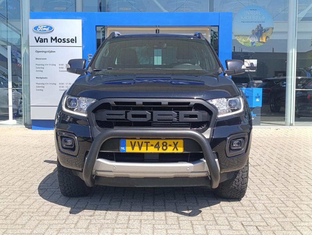 Ford Ranger 2.0 EcoBlue Wildtrak Supercab | Adaptieve Cruise, Auto's, Ford, Automaat, Gebruikt, 4 cilinders, Met garantie (alle)