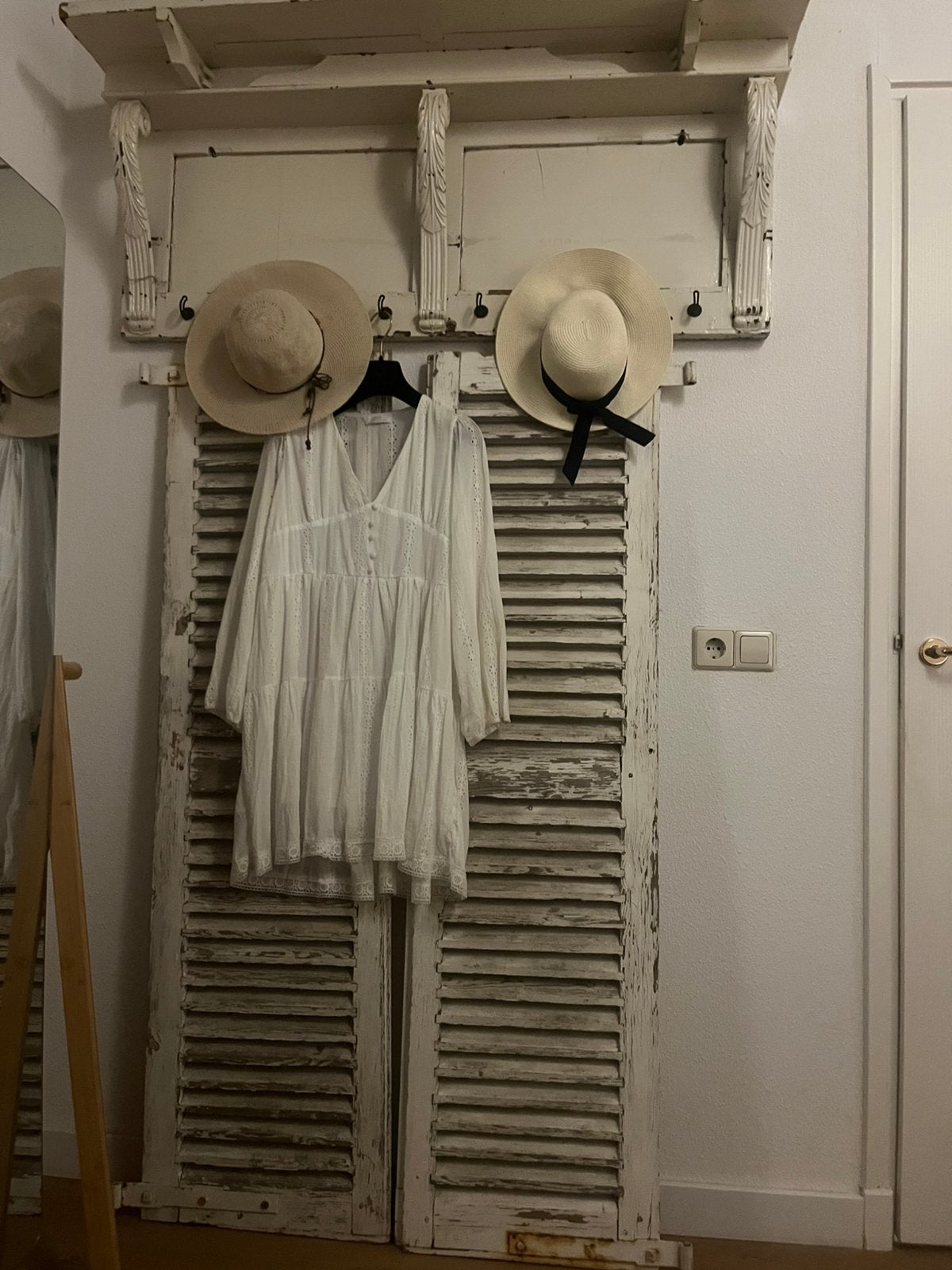 Brocante landelijk, Huis en Inrichting, Woonaccessoires | Kamerschermen, Ophalen, Zo goed als nieuw