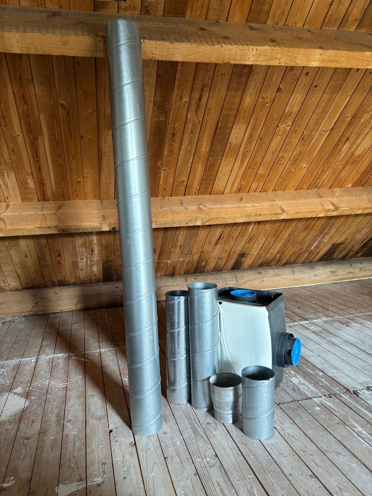 Orcon Ventilatie-unit met afstandsbediening en buizen, Doe-het-zelf en Verbouw, Ophalen, Gebruikt, Ventilator en Afzuiger