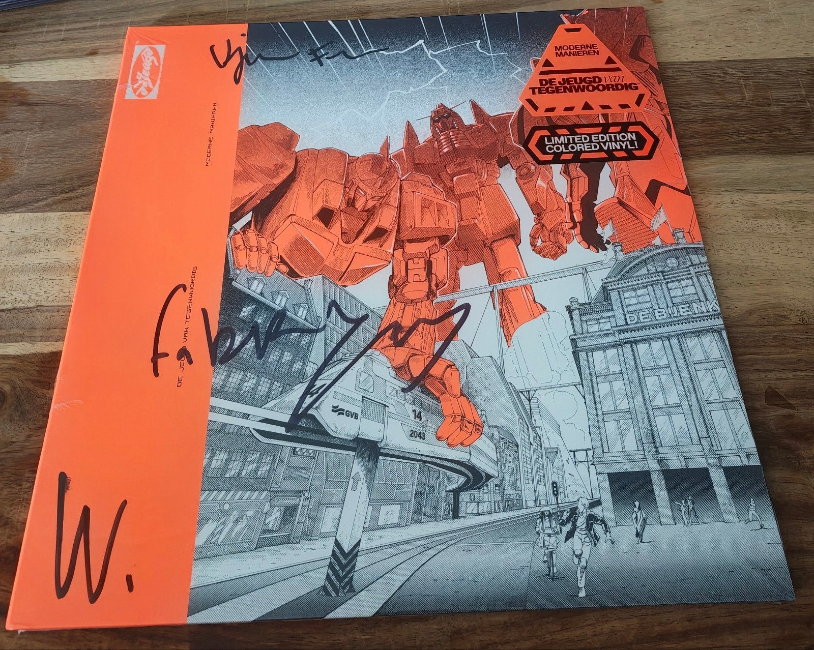 De Jeugd van Tegenwoordig - Moderne Manieren (Gesigneerd), LP, Limited edition, Zo goed als nieuw, 12 inch