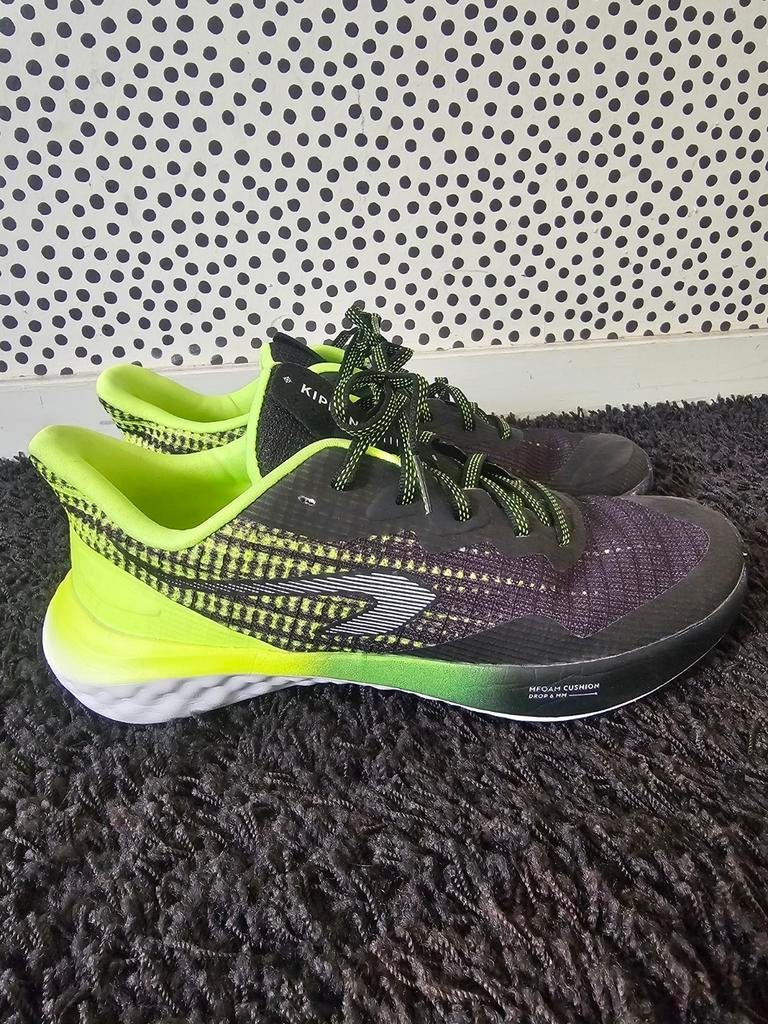 Kiprun K500  hardloopschoenen - zwart/geel maat 40, Sport en Fitness, Loopsport en Atletiek, Overige merken, Gebruikt, Hardloopschoenen