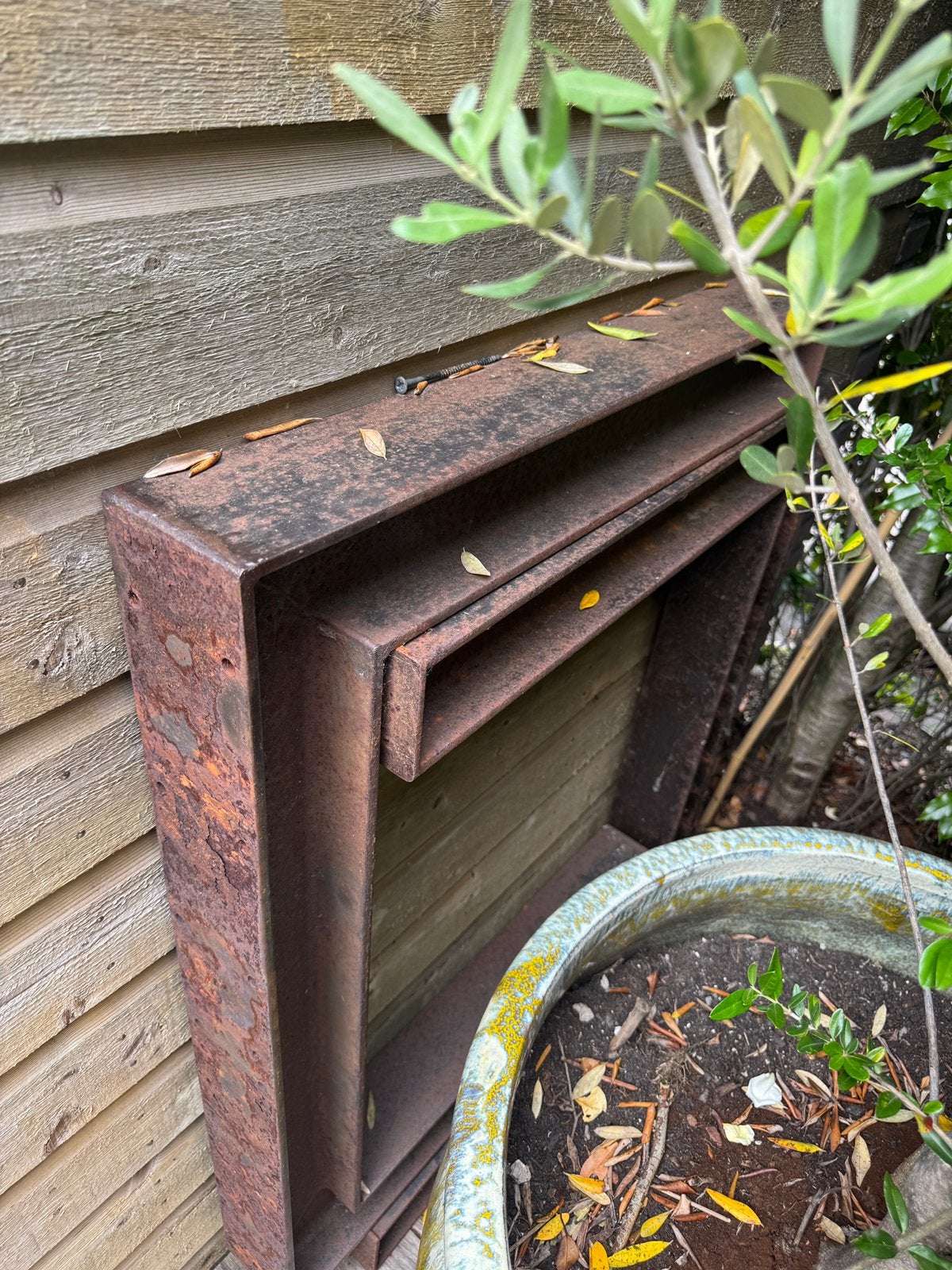 Stalen tafelpoten - onderstel tuintafel, Ophalen, Gebruikt, Rechthoekig, Overige materialen