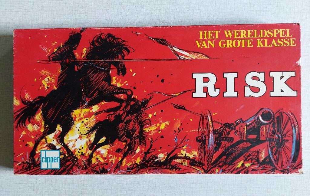 Risk Bordspel - Het Wereldspel van Grote Klasse Clipper 1976, Ophalen of Verzenden, Gebruikt, Clipper Games & Toys B.V.