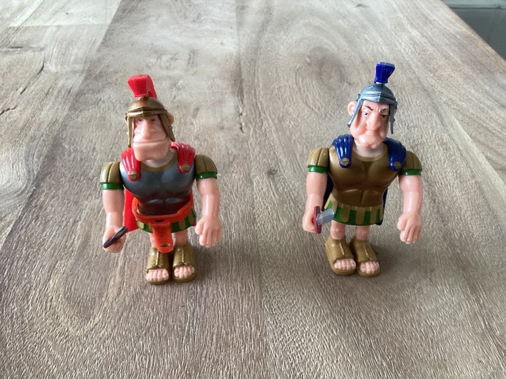 Asterix en Obelix set. Toycloud.1980, Ophalen of Verzenden, Asterix en Obelix, Zo goed als nieuw, Beeldje of Figuurtje