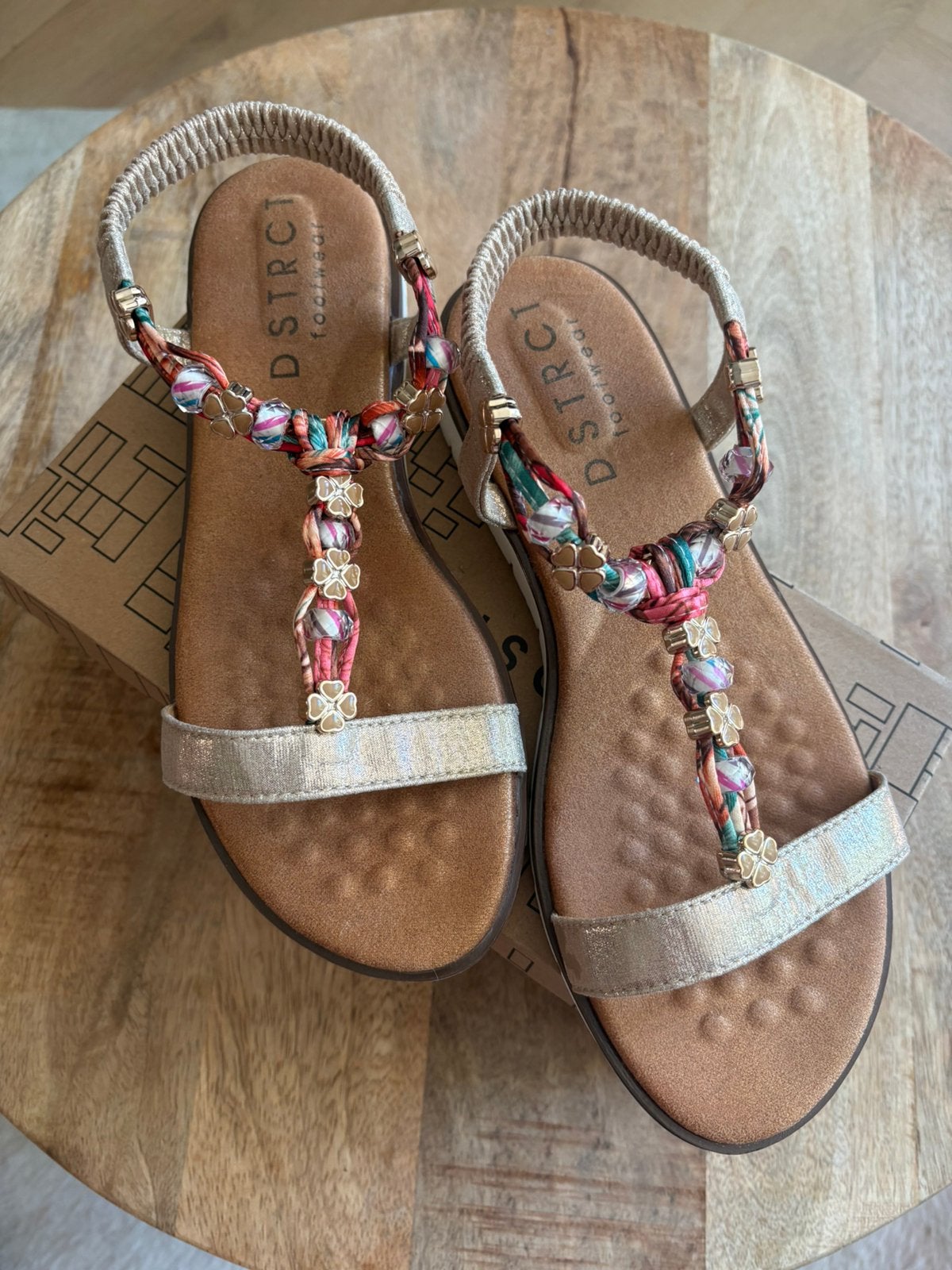 DSTRCT sandalen maat 40, Kleding | Dames, Overige kleuren, Nieuw, Sandalen of Muiltjes, Ophalen of Verzenden