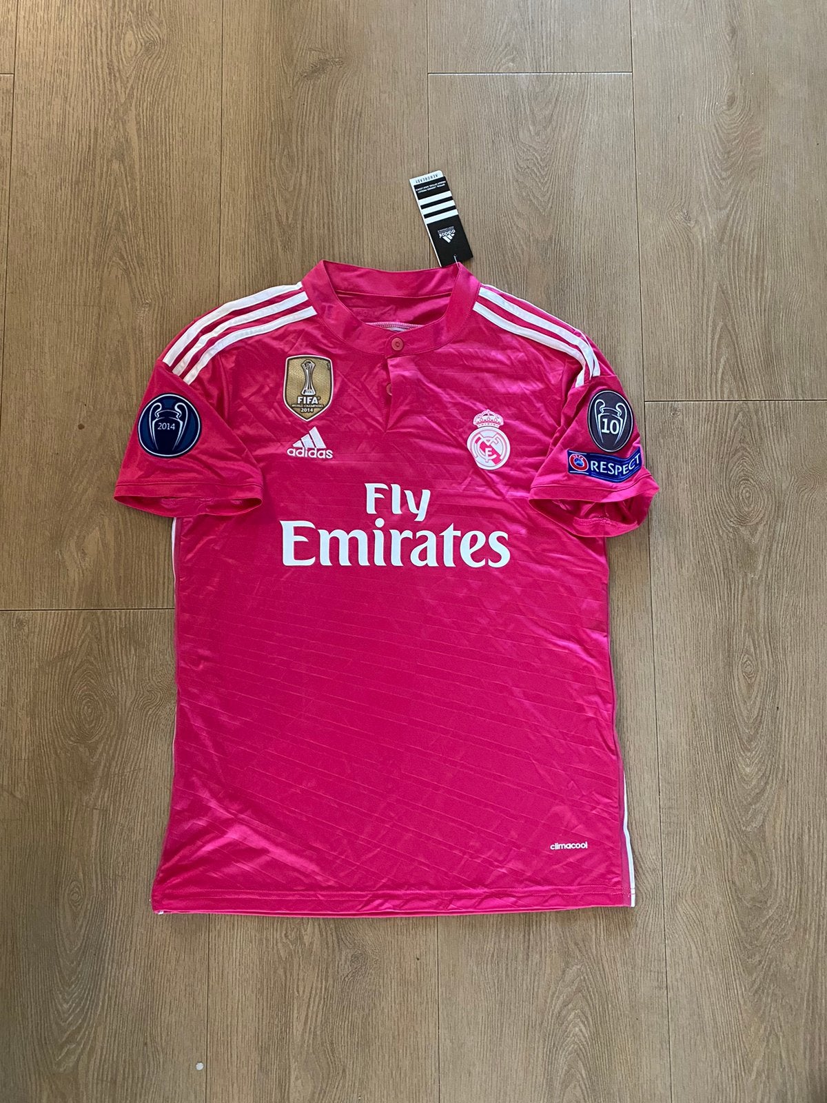 Real Madrid Ronaldo shirt retro roze, Maat M, Ophalen of Verzenden, Nieuw, Shirt