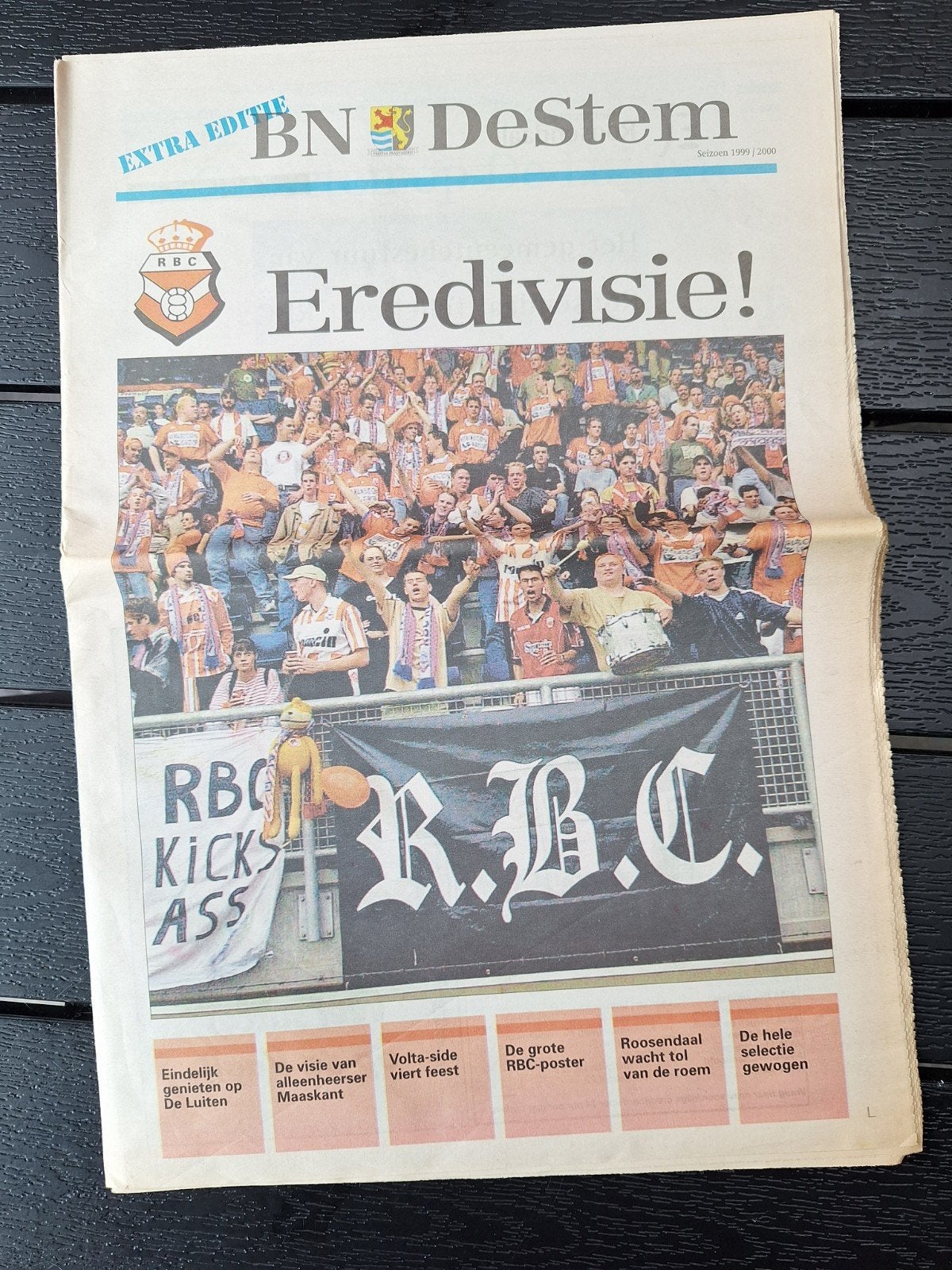 RBC Roosendaal bijlage BN de Stem. Promotie naar Eredivisie, Ophalen of Verzenden
