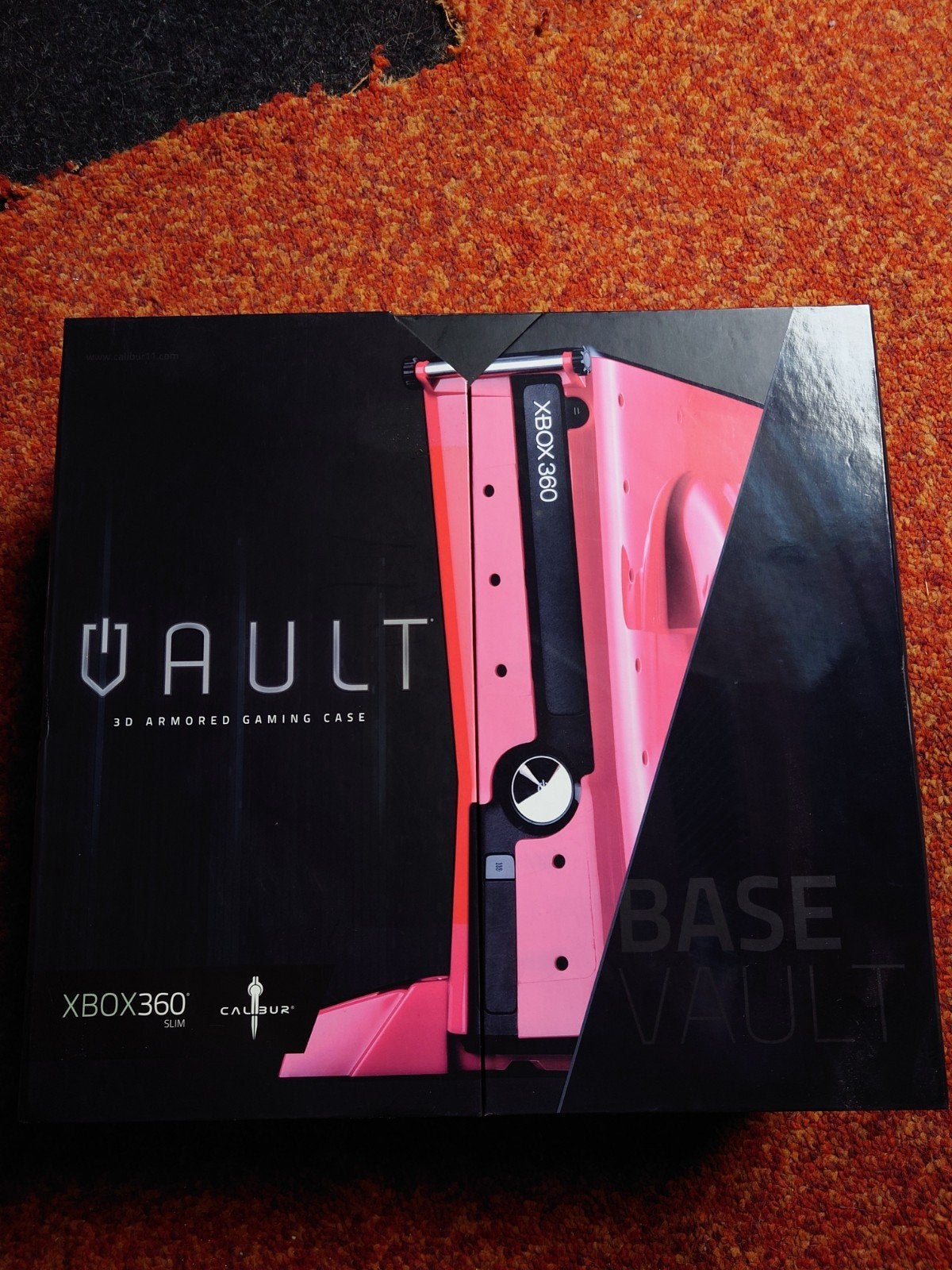 Vault 3D Armored Gaming Case voor Xbox 360 - rood, Ophalen of Verzenden, Nieuw, Overige typen, Xbox 360