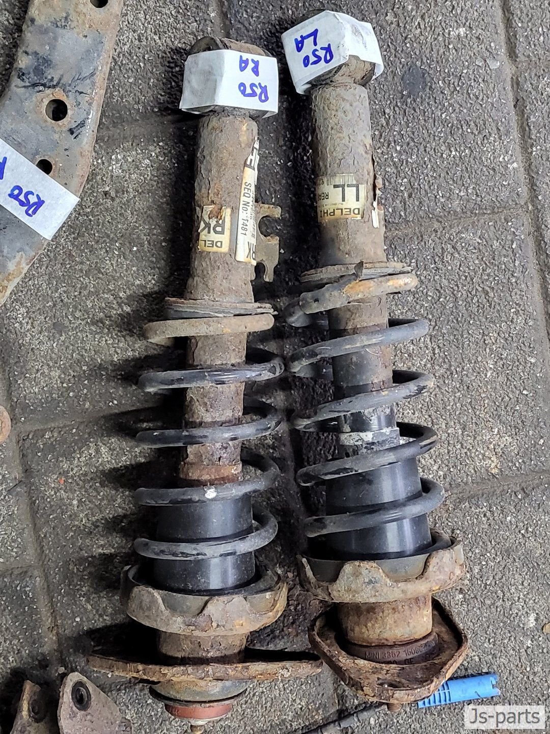 Veerpoot schokbrekers achter Mini R50/R53, Auto-onderdelen, Gebruikt, -, -, Ophalen of Verzenden