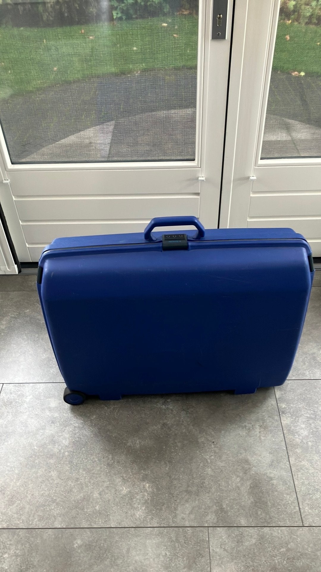 Grote samsonite koffer, Ophalen, Gebruikt, Hard kunststof, Slot