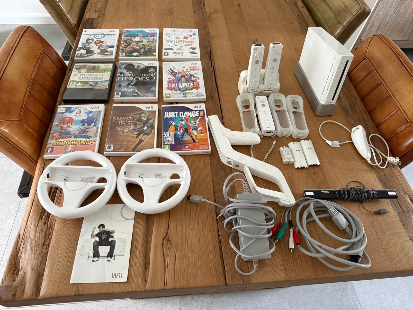 Nintendo Wii complete Bundel met 9 Spellen +alle Accessoires, Spelcomputers en Games, Games | Nintendo Wii, Gebruikt, Overige genres