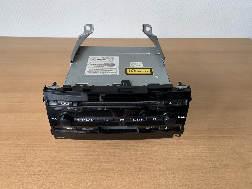 toyota prius 2003 tot 2009 Radio CD origineel 8612047120, Auto diversen, Autoradio's, Ophalen of Verzenden, -, -, -