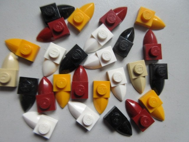 nr. 9955. 20 tanden, Plaatje 1x1 met tand., Ophalen of Verzenden, Zo goed als nieuw, Complete set, Lego