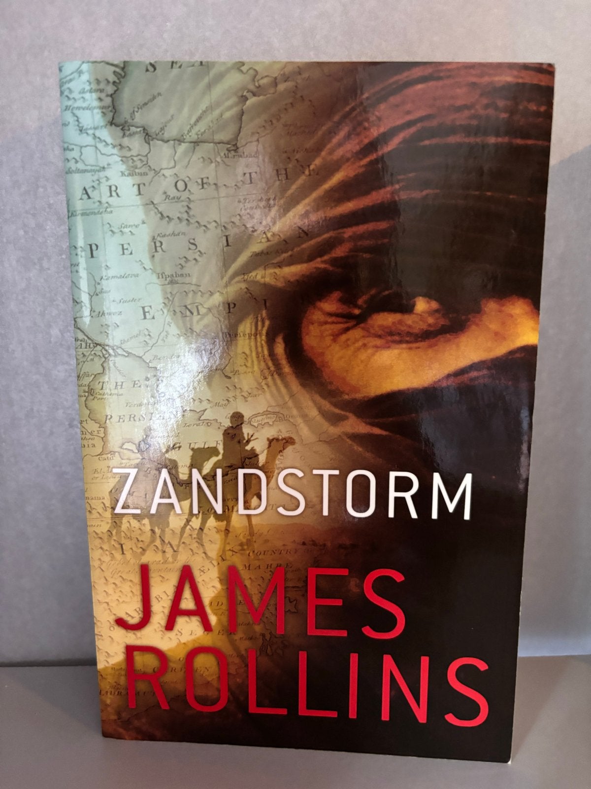Zandstorm - James Rollins (Thriller), Ophalen of Verzenden, Gelezen, Wereld overig