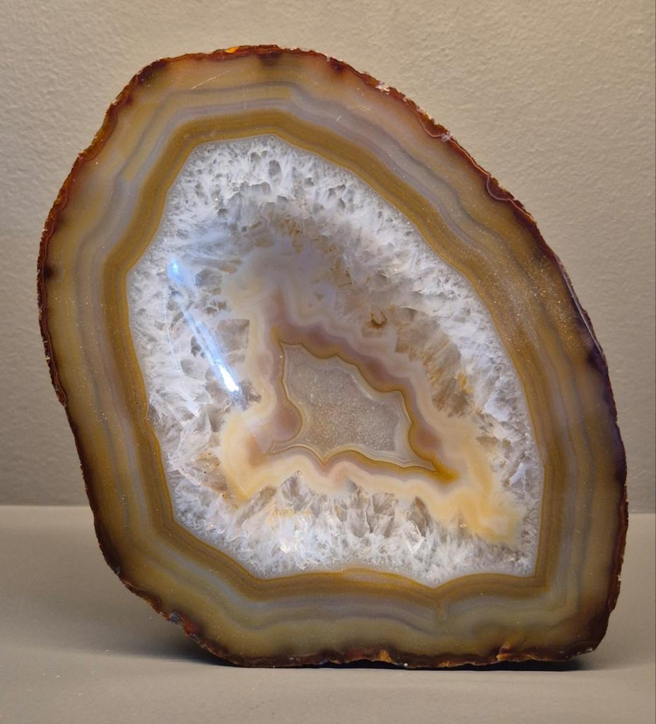 Mooie Agaat schaal / zeepbakje 19.5 CM, Ophalen of Verzenden