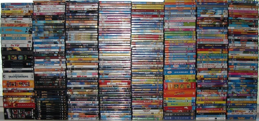 DVD Collectie *** KINDEREN & JEUGD *** 675 stuks, Alle leeftijden, Ophalen of Verzenden, Zo goed als nieuw, Boxset