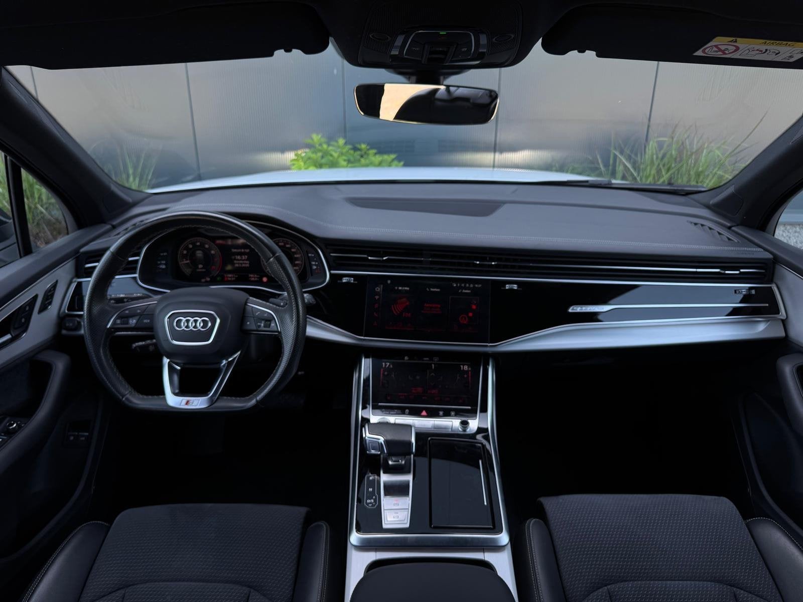 Audi Q7 55 TFSI e quattro 3x S-Line FULL PANO | LEDER | LED, Auto's, Automaat, Gebruikt, Zwart, 2995 cc