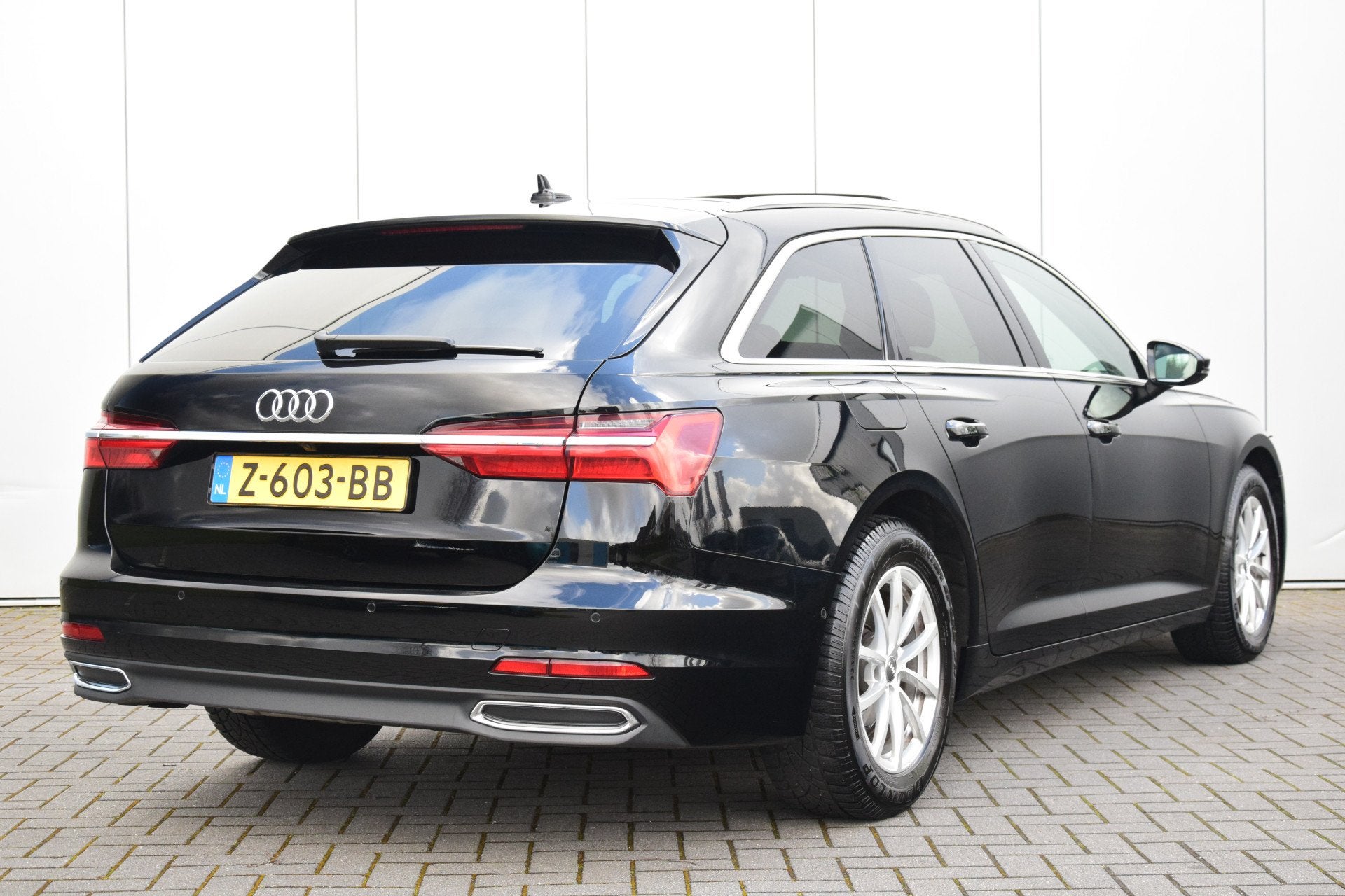 Audi A6 Avant 40 TDI Automaat Pano/dak Leer/Verwarmd/Voor/Ac, Auto's, Gebruikt, 2000 kg, Zwart, Leder