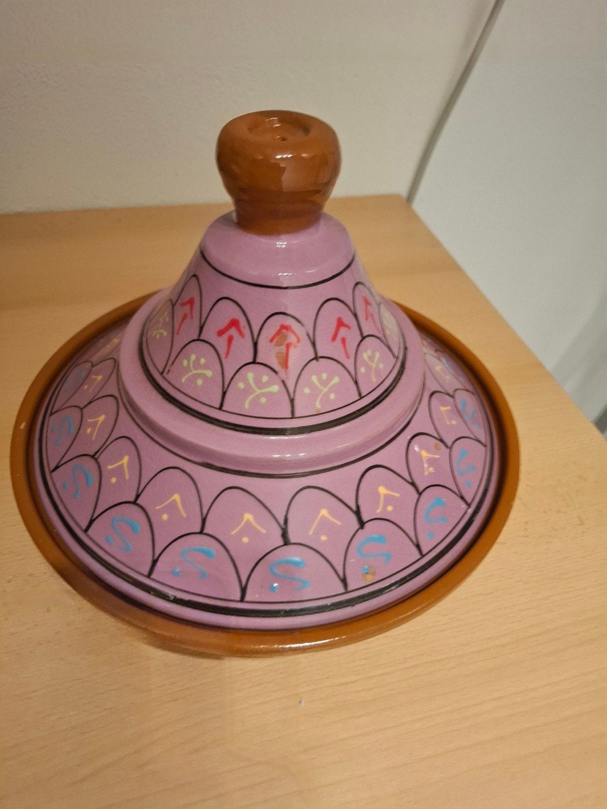 Mooie Tajine - Roze met patronen, Overige typen, Ophalen of Verzenden, Zo goed als nieuw, Roze