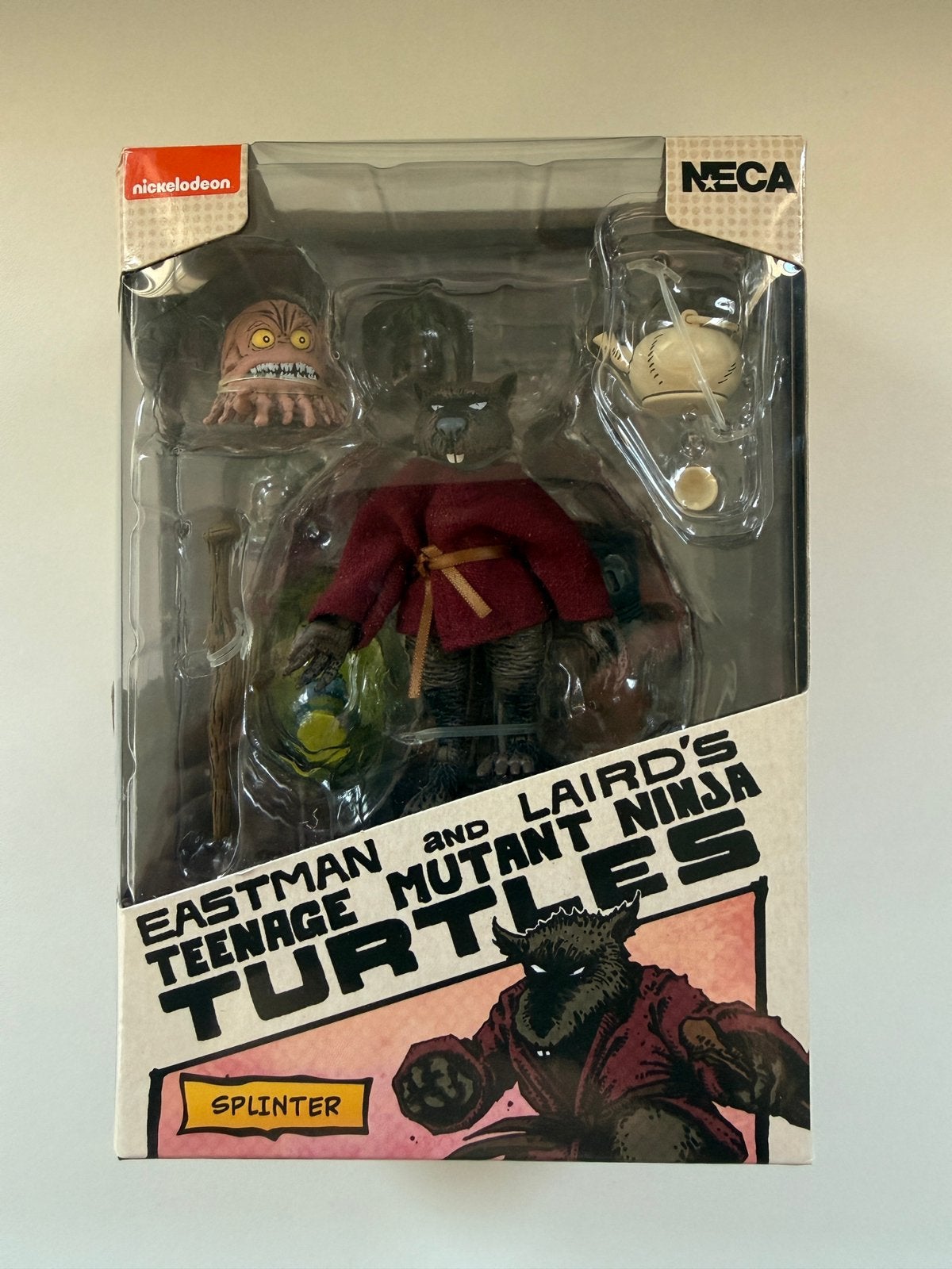 TMNT NECA Splinter (Mirage) | Teenage Mutant Ninja Turtles, Ophalen of Verzenden, Nieuw