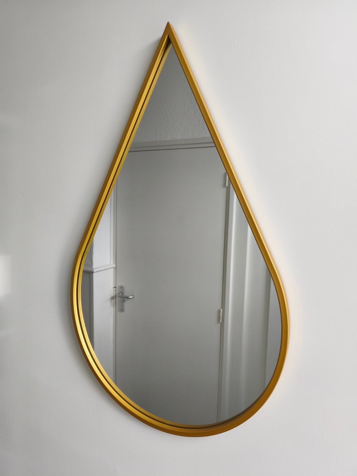 Te koop, mooie zgan spiegel., Huis en Inrichting, Woonaccessoires | Spiegels, Ophalen, Minder dan 50 cm, Zo goed als nieuw, Minder dan 100 cm