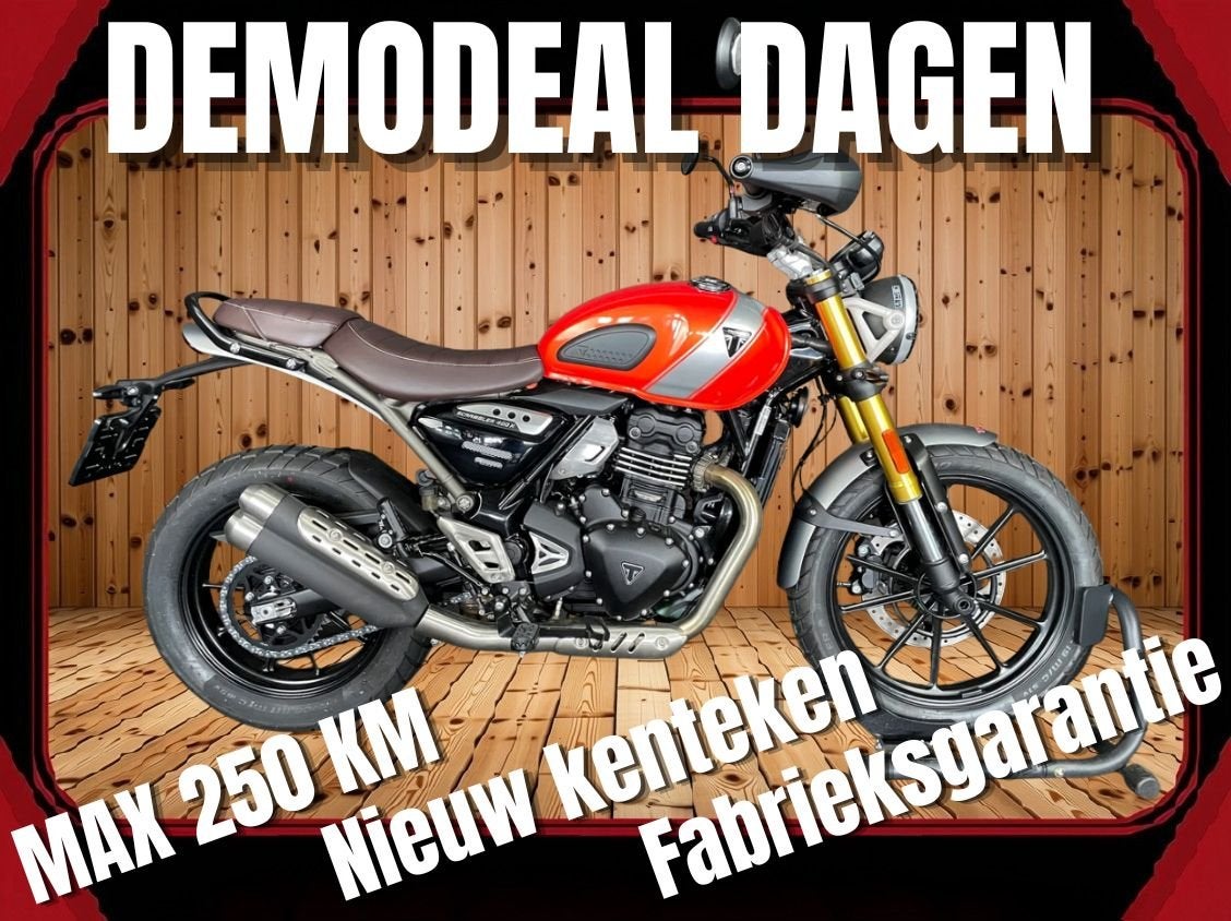 Triumph SCRAMBLER 400 X BAJA ORANGE (bj 2026), Motoren, Nieuw, Bedrijf, Toermotor, Handgeschakeld