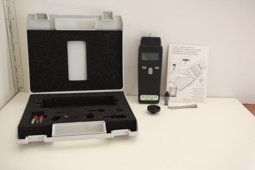 Sirox tachometer compleet in koffer. In goed werkende staat, Ophalen of Verzenden, Gebruikt