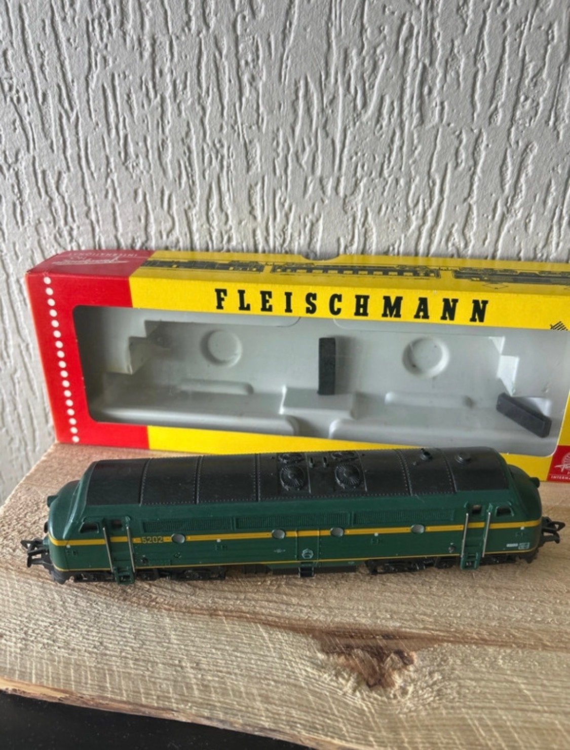 Fleischmann Locomotief 5202 NS Groen - Zo goed als nieuw, Verzenden, Fleischmann, Gelijkstroom, Locomotief