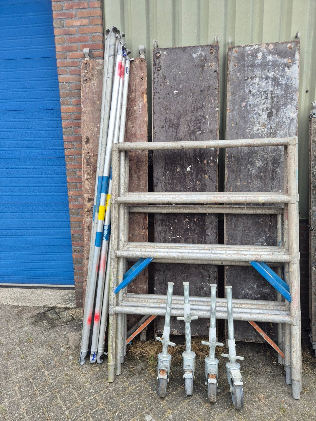 Altrex aluminium rolsteiger, Ophalen, Gebruikt, Rolsteiger of Kamersteiger, 5 meter of hoger