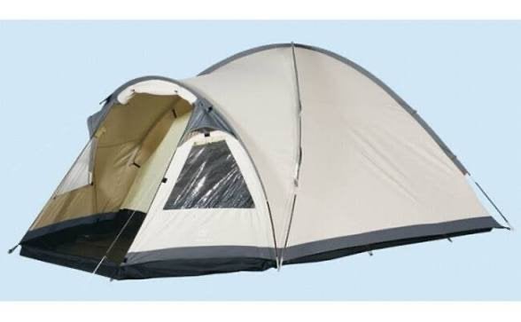 Basecamp Barca 3 Deluxe Koepeltent - 3 Persoons, Caravans en Kamperen, Ophalen, Gebruikt, Tot en met 3