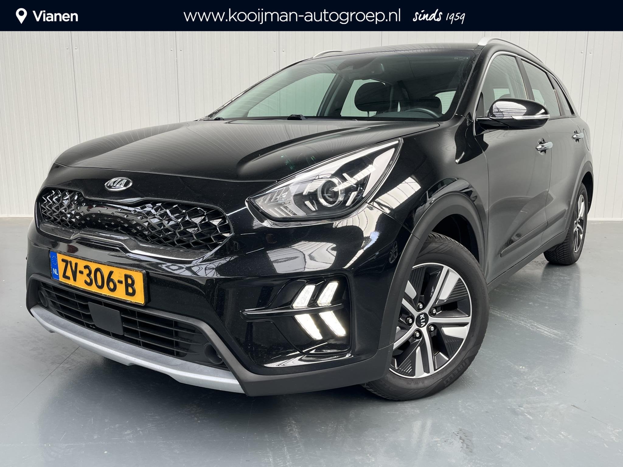 Kia Niro 1.6 GDi Hybrid DynamicLine, Auto's, Gebruikt, Euro 6, 2 kWh, Leder en Stof