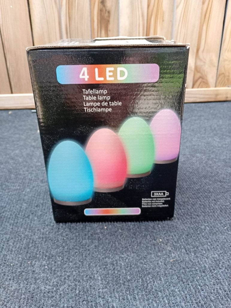 Staande lampjes, Kunststof, LED verlichting, Meerkleurig, Nieuw
